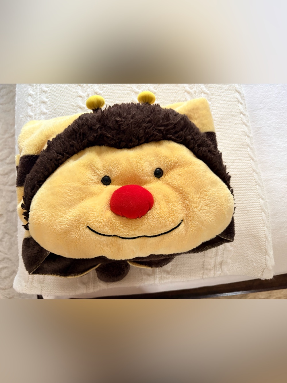 Plush Bumblebee My Pillow Pets Blanket Bee 2009